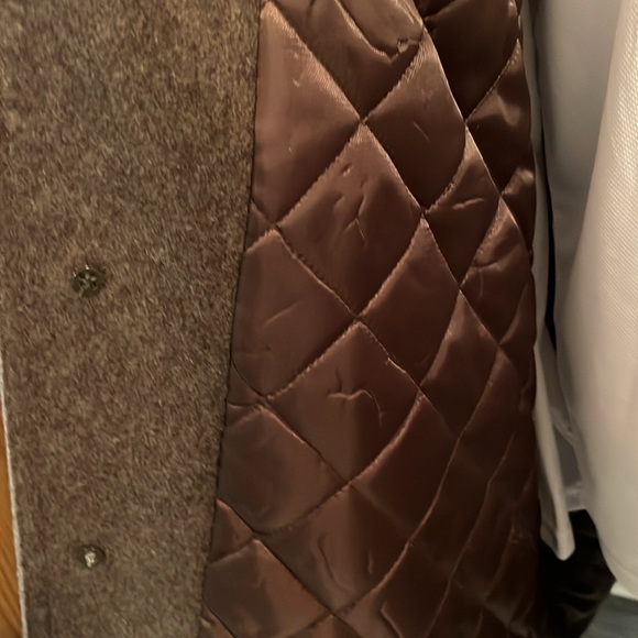 Michael Kors Men's Wool-blend Coat (4X Brown) - Picture 5 of 10